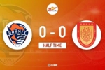 半场-海牛0-0铜梁龙 叶博亚陈纯新造险梅萨乌迪怒射中楣